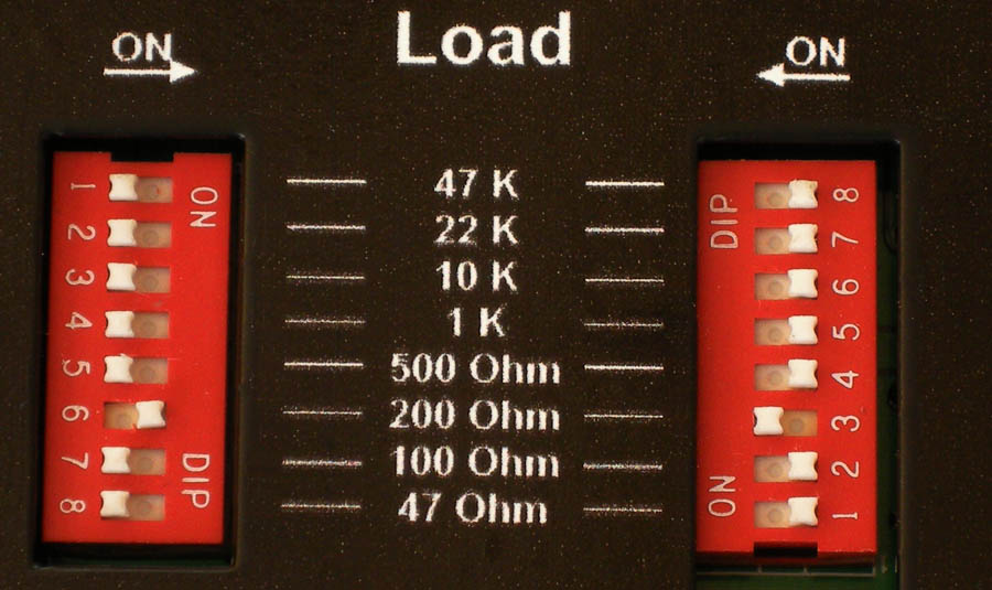 Load setting table